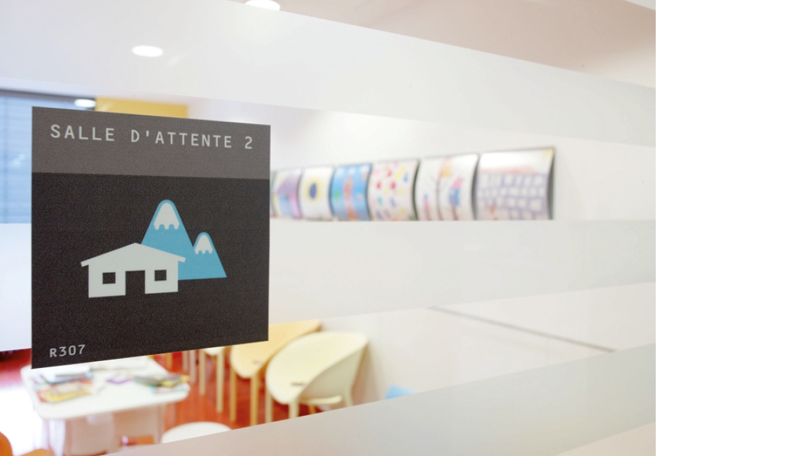 SIGNALETIQUE INTERIEURE, LOGO, PIXIE BOOK, AMENAGEMENT INTERIEUR