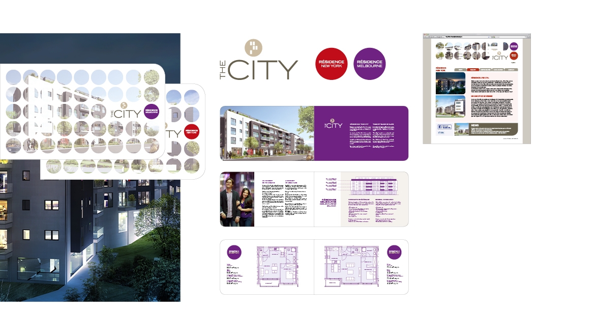 THE CITY LOGO, BROCHURE 